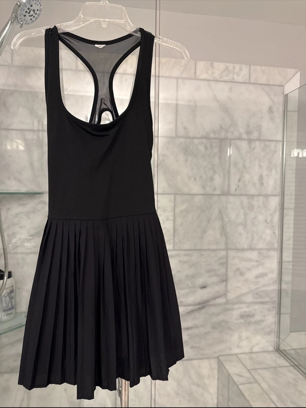 Black fabletics Pleated tennis pleated Dress